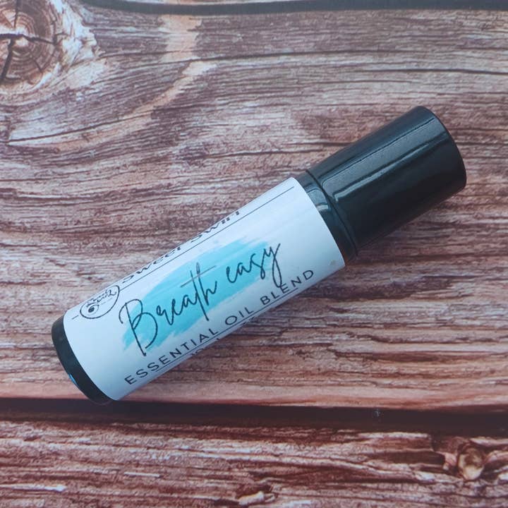 BREATH EASY ESSENTIAL OIL BLEND ROLL ON for wholesale by Sweet swirl