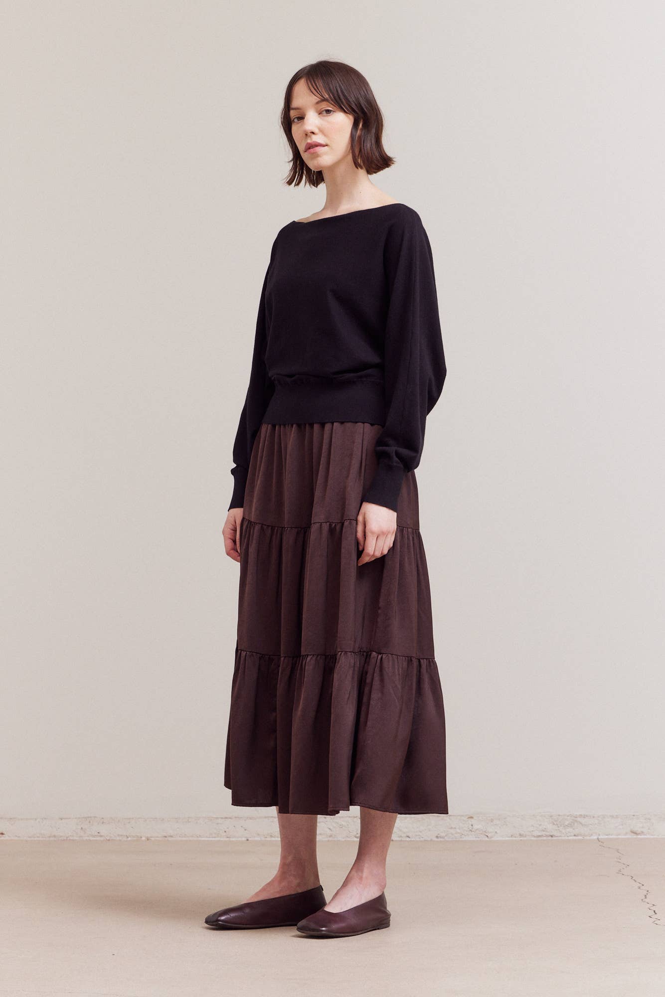 Grade & Gather – wholesale Knit top – Women's – 42013 - WHOLE GARMENT BATWING KNIT TOP1