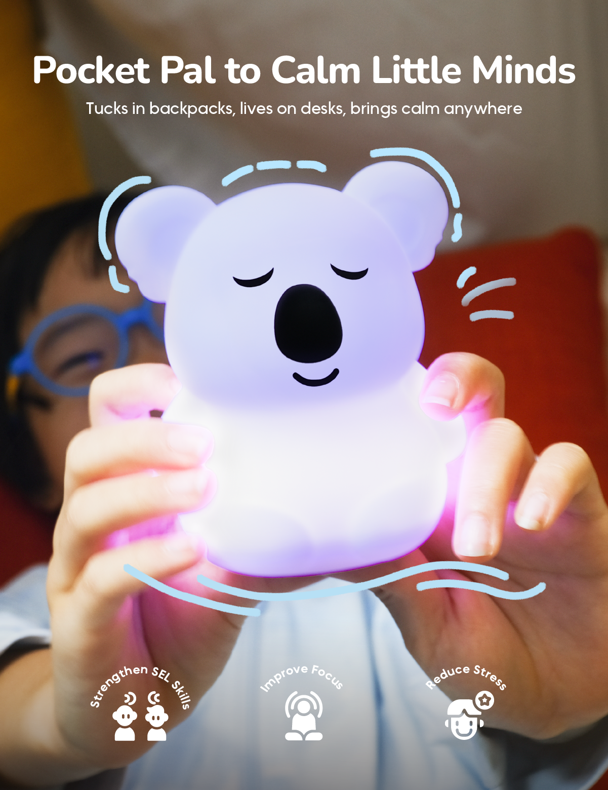 The Pal Company - Wholesale Night Light - Kids & Baby - Breathing Pal Mini - 'Kyle' the Koala2