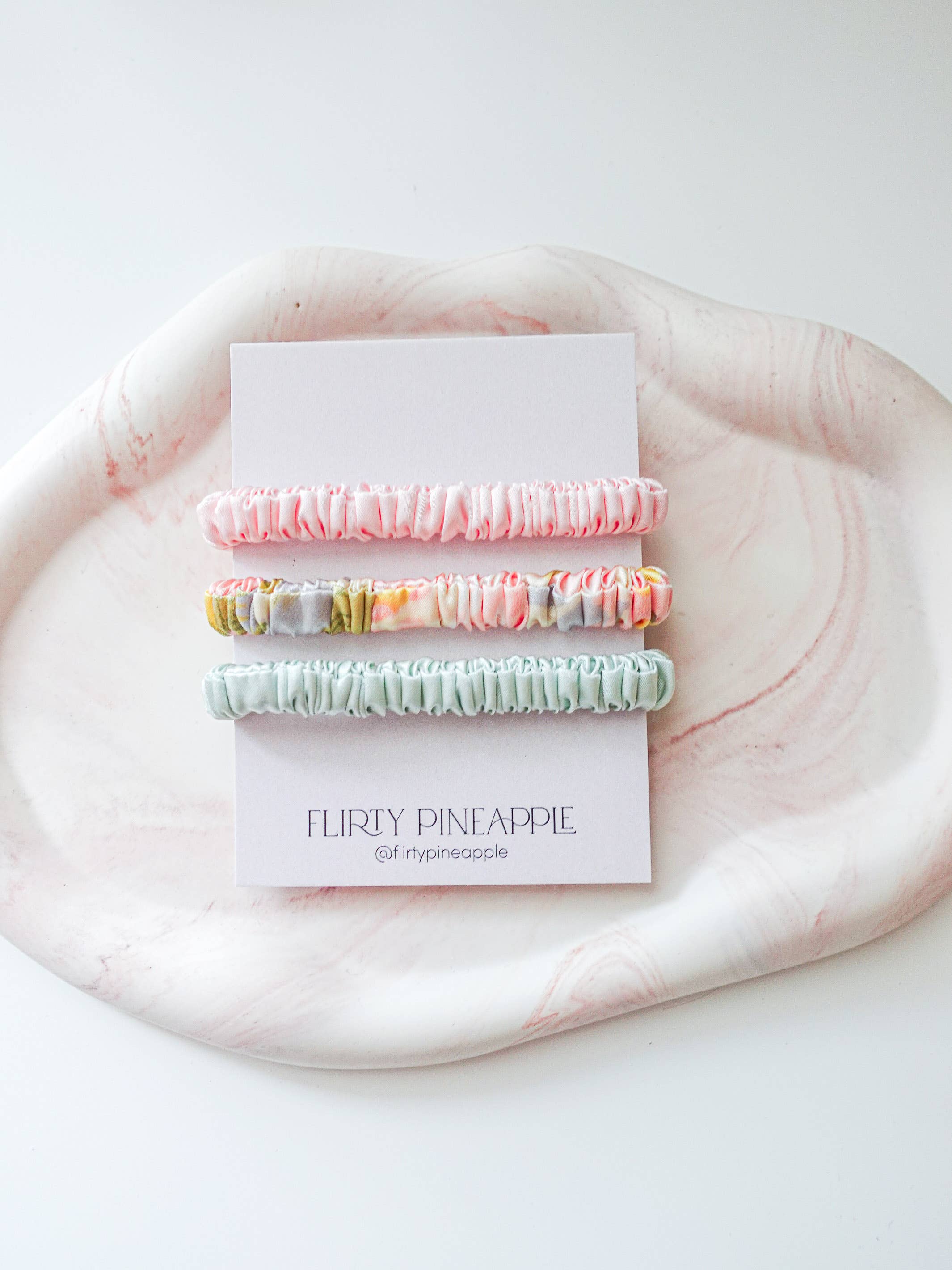 Flirty Pineapple - Wholesale Hair Tie - Silk Hair Ties4