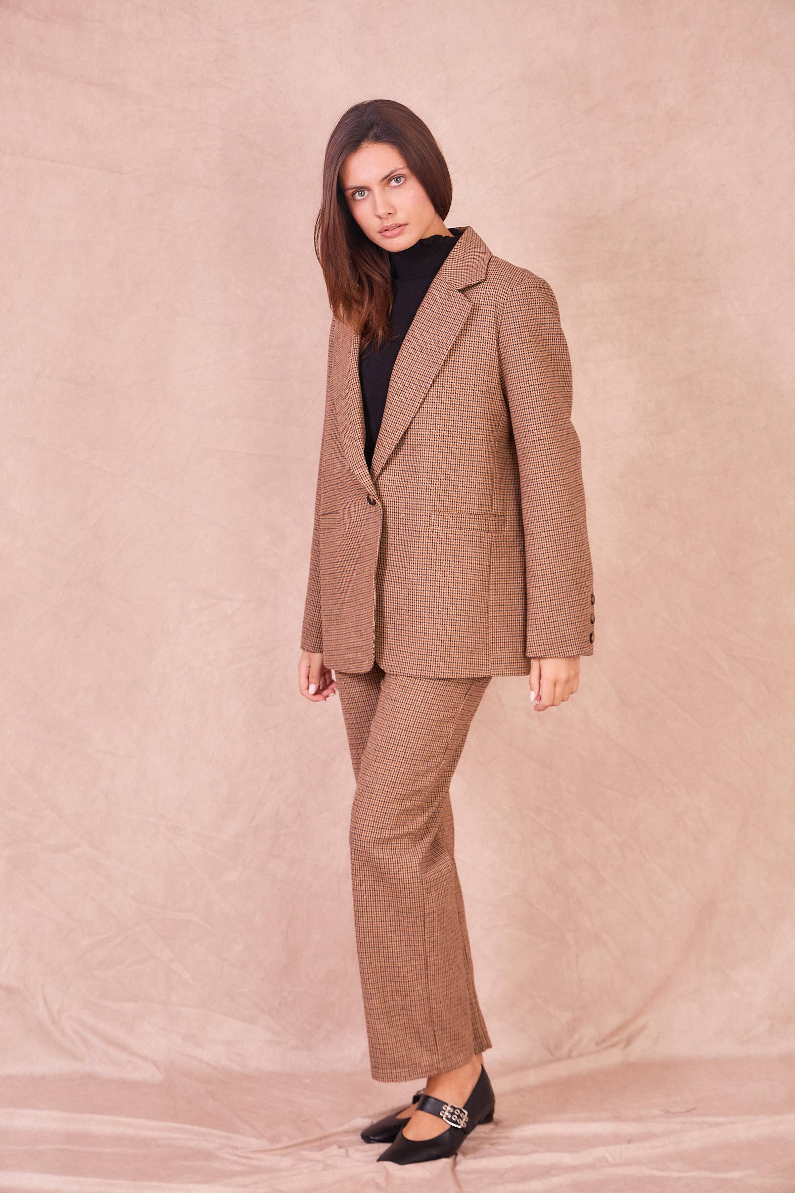 Calie Paris - Vente Veste – femme - GUSTIN – Veste Tailleur en Laine Mélangée6