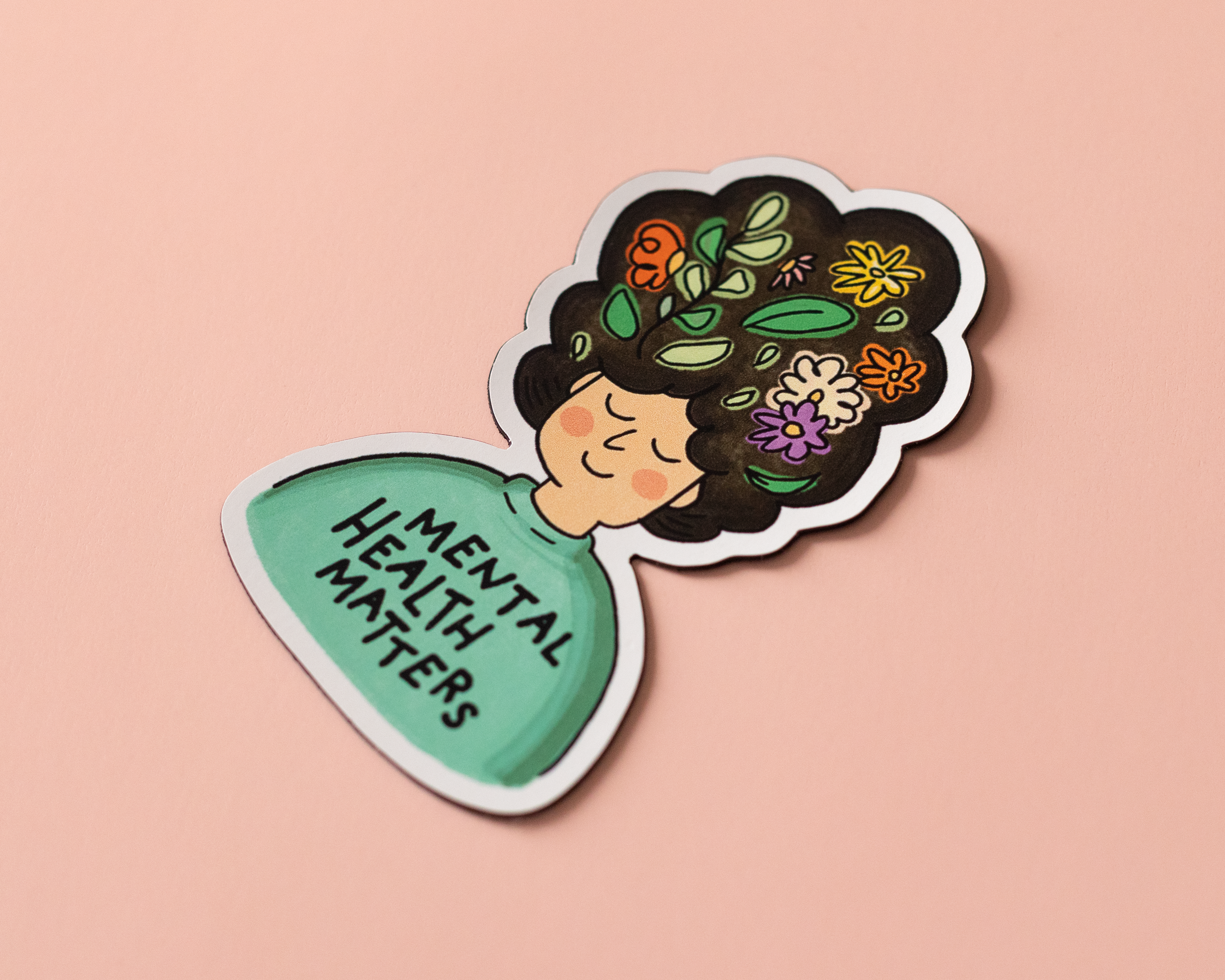 RippleSplash Studio - Wholesale Phone & Laptop Stickers - Mental Health Matters Vinyl Sticker1