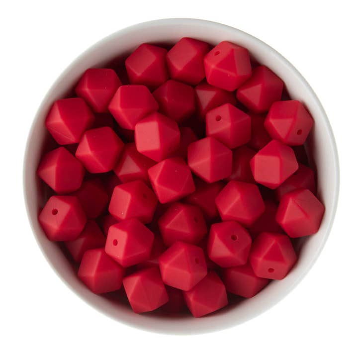 Cara & Co Silicone Craft Supply - Wholesale Beads - 14mm Hexagon Silicone Beads9