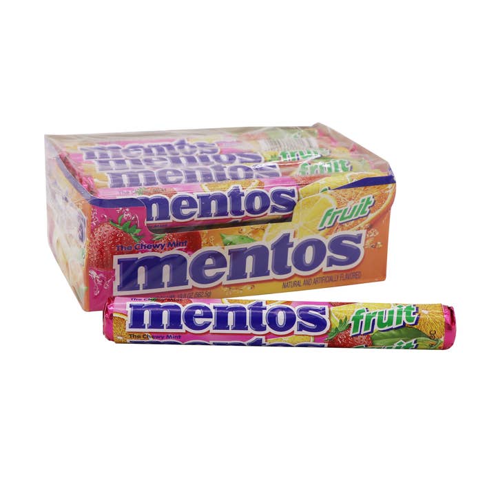 Grandpa Joe's Candy Shop - Wholesale Mints - Mentos Fruit, 1.32oz, 15ct Case0