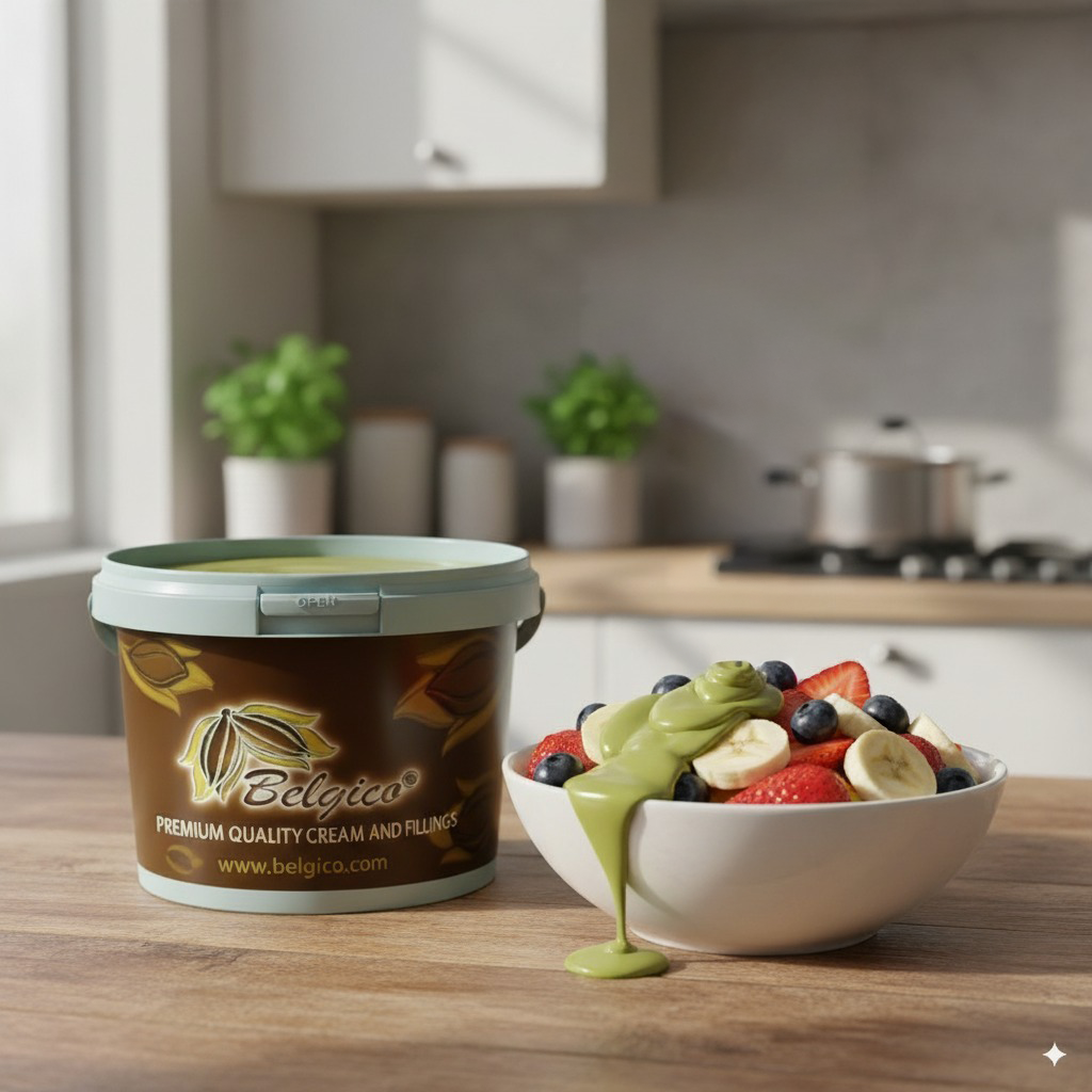 Belgico US - Vente Chocolat - Pâte de pistache premium Belgico® – seau de 4 kg6