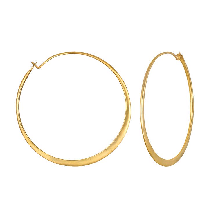 50MM Gold Hoop for wholesale by Satya Jewelry