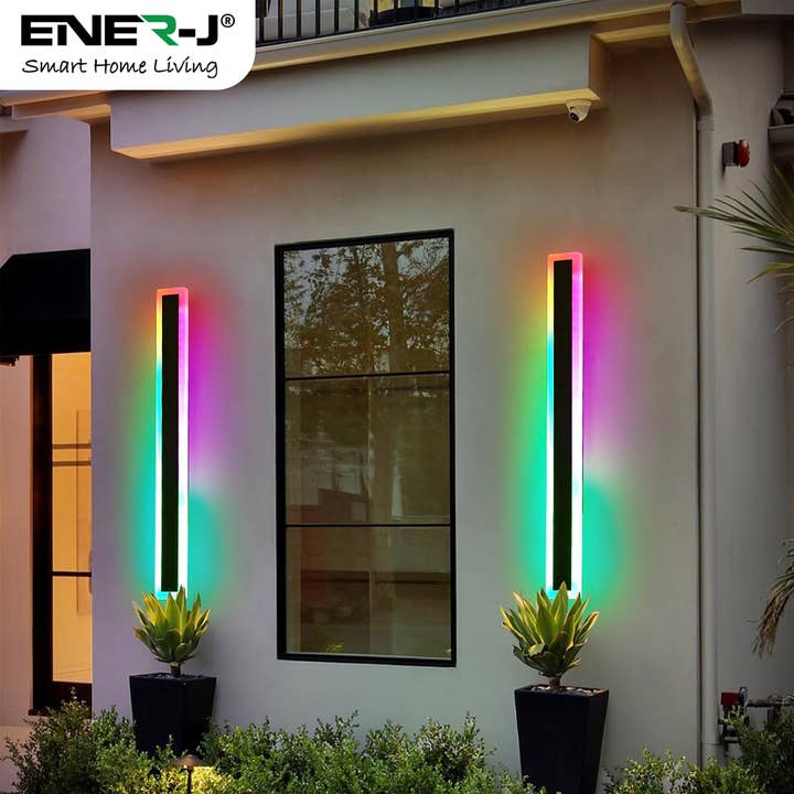 ENER-J - Wholesale Outdoor/Lawn Light - Outdoor Acrylic Wall Lights 12W Waterproof IP65 RGB2