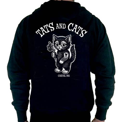 Tats and Cats PULLOVER Hættetrøje for engroshandel hos Cartel Ink
