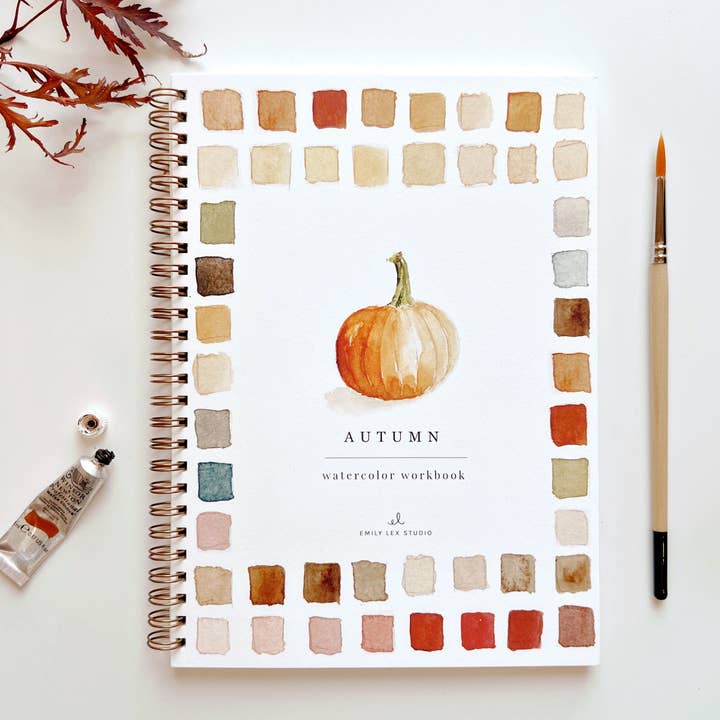 emily lex studio - Wholesale Sketchbook/Sketchpad - autumn watercolor workbook