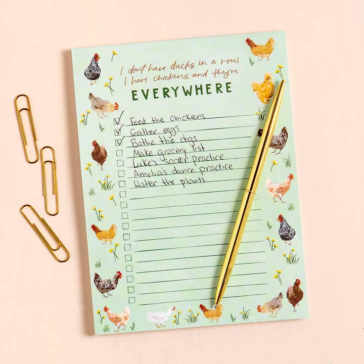 1canoe2 | One Canoe Two Paper Co. - Wholesale Notepad - Chicken Meadow Notepad