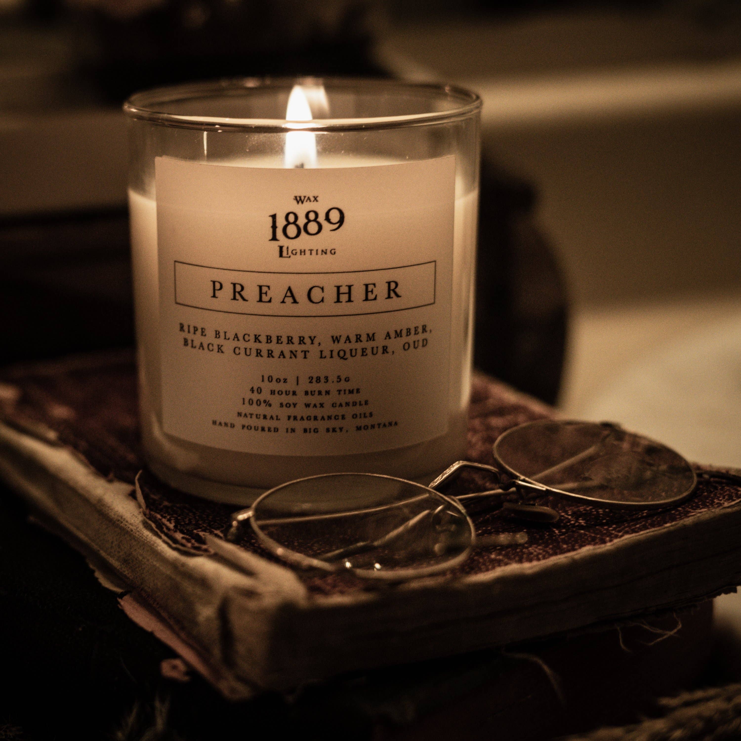 1889 Wax Lighting – Engroshandel Glaslys – Prædikant 10oz Candle1