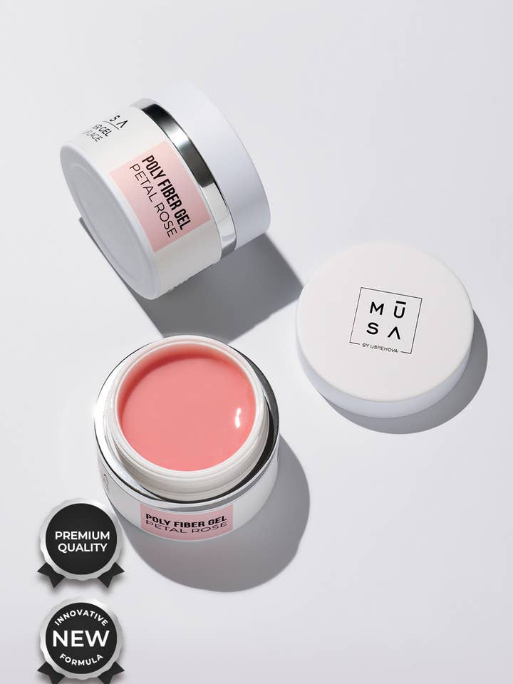 Poly Fiber Gel Petal Rose - 50 ml voor wholesale door MUSA