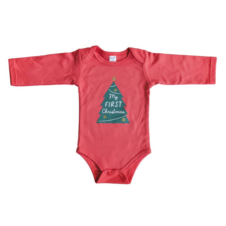 Sweetpea and Co. - Venta al por mayor Body sin pies - Bebés - Mono para bebé My First Christmas, body para bebé, ropa para bebés