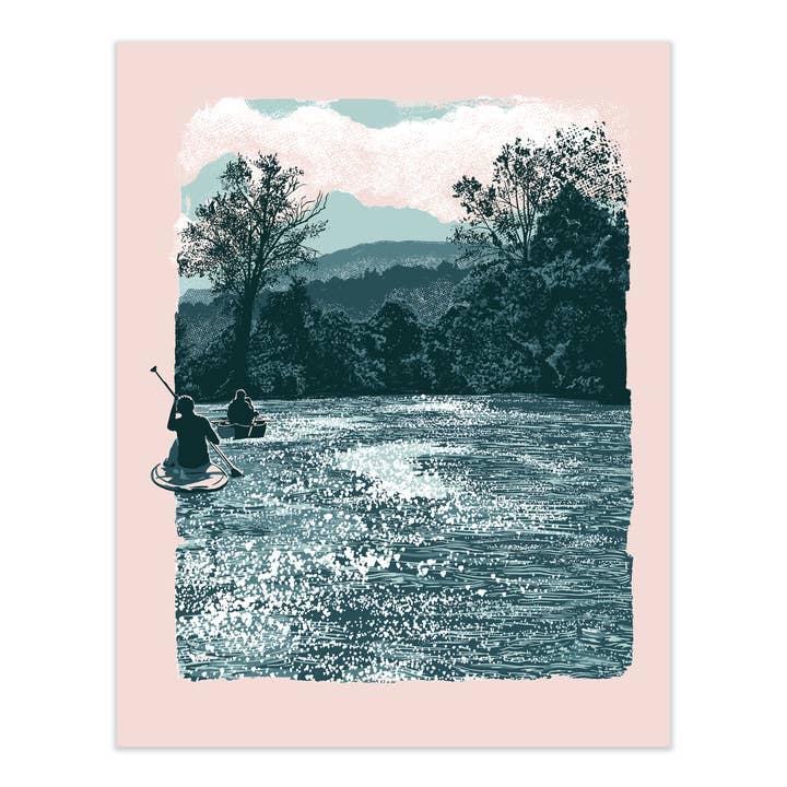 Starfangled Press - Wholesale Art Print - The River Limited Edition Screenprint Art Print