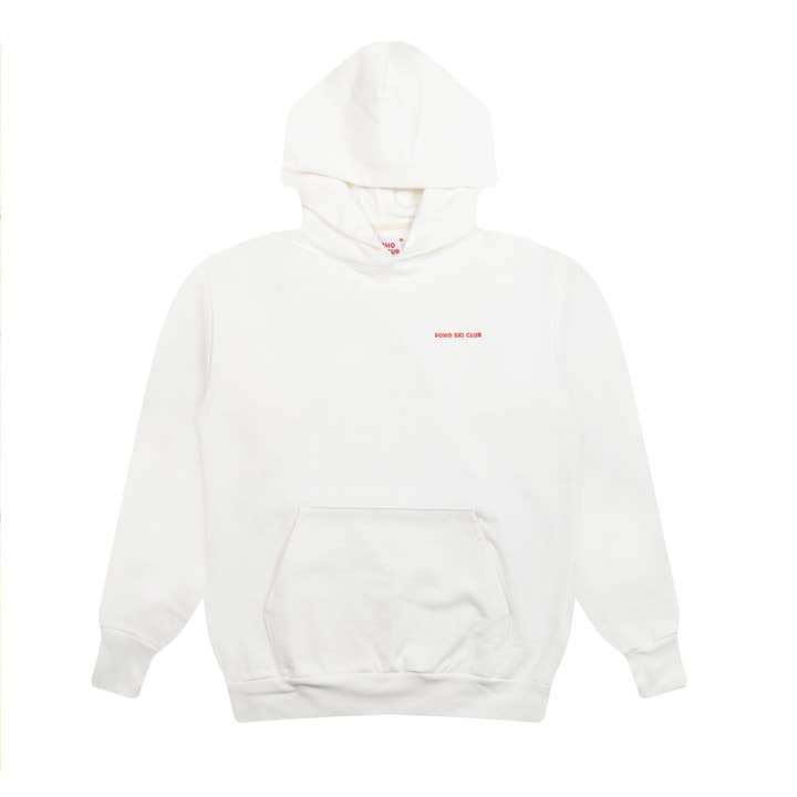Sweat à capuche Soho Ski Club Blanc pour la vente par Soho Ski Club