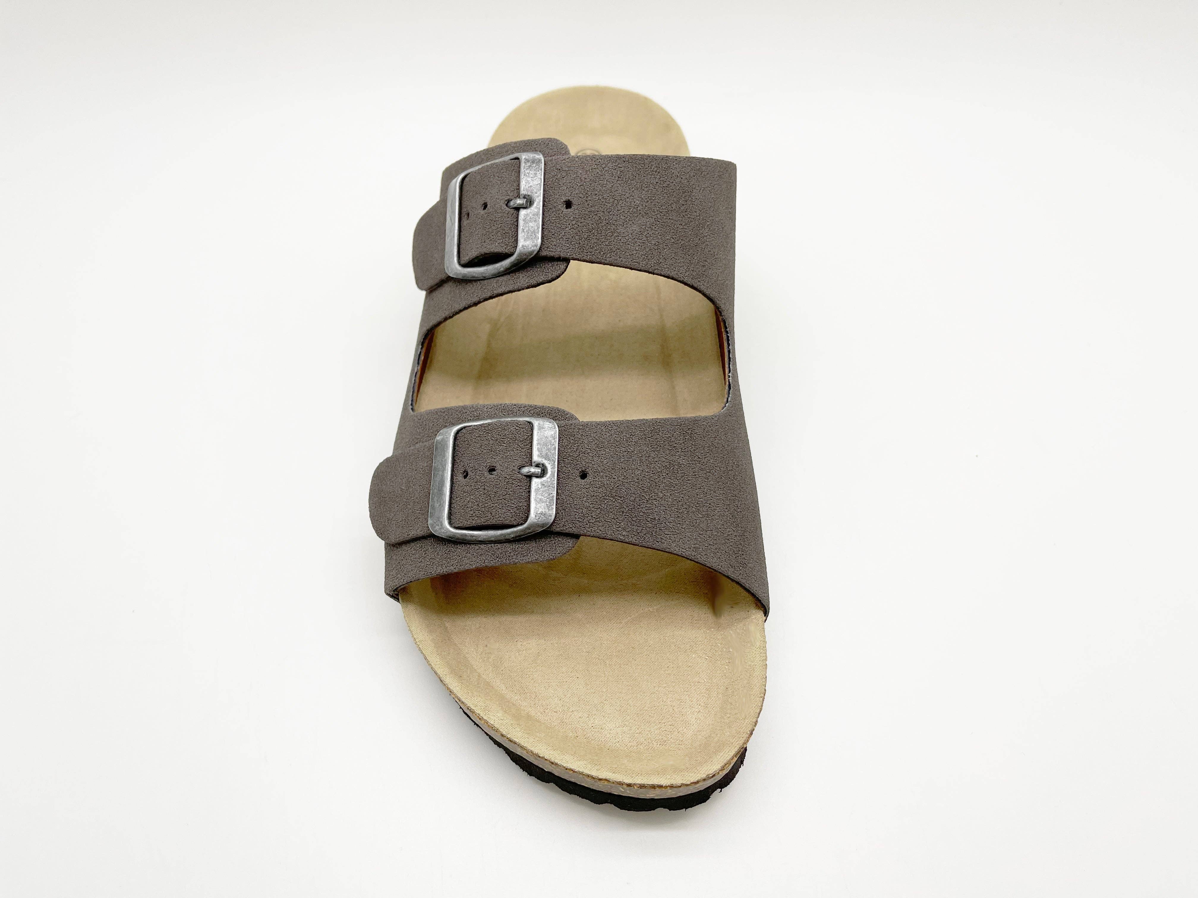 thies - Vente Sandales – unisexe - thies 1856 ® Sandale Éco Bio vegan charbon3