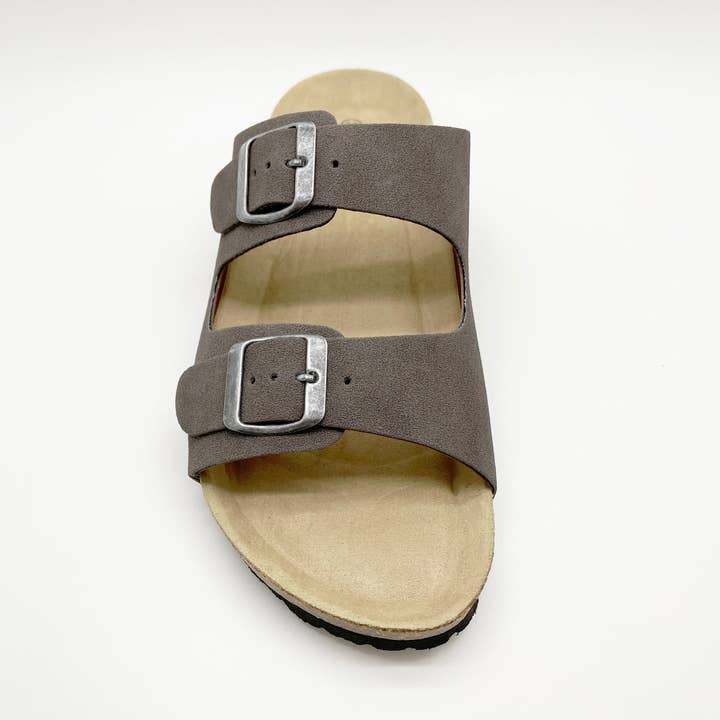 thies - Vente Sandales – unisexe - thies 1856 ® Sandale Éco Bio vegan charbon3