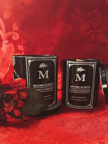 Bougie Senteur Fine Wine pour la vente par Moore Scents Candle Company