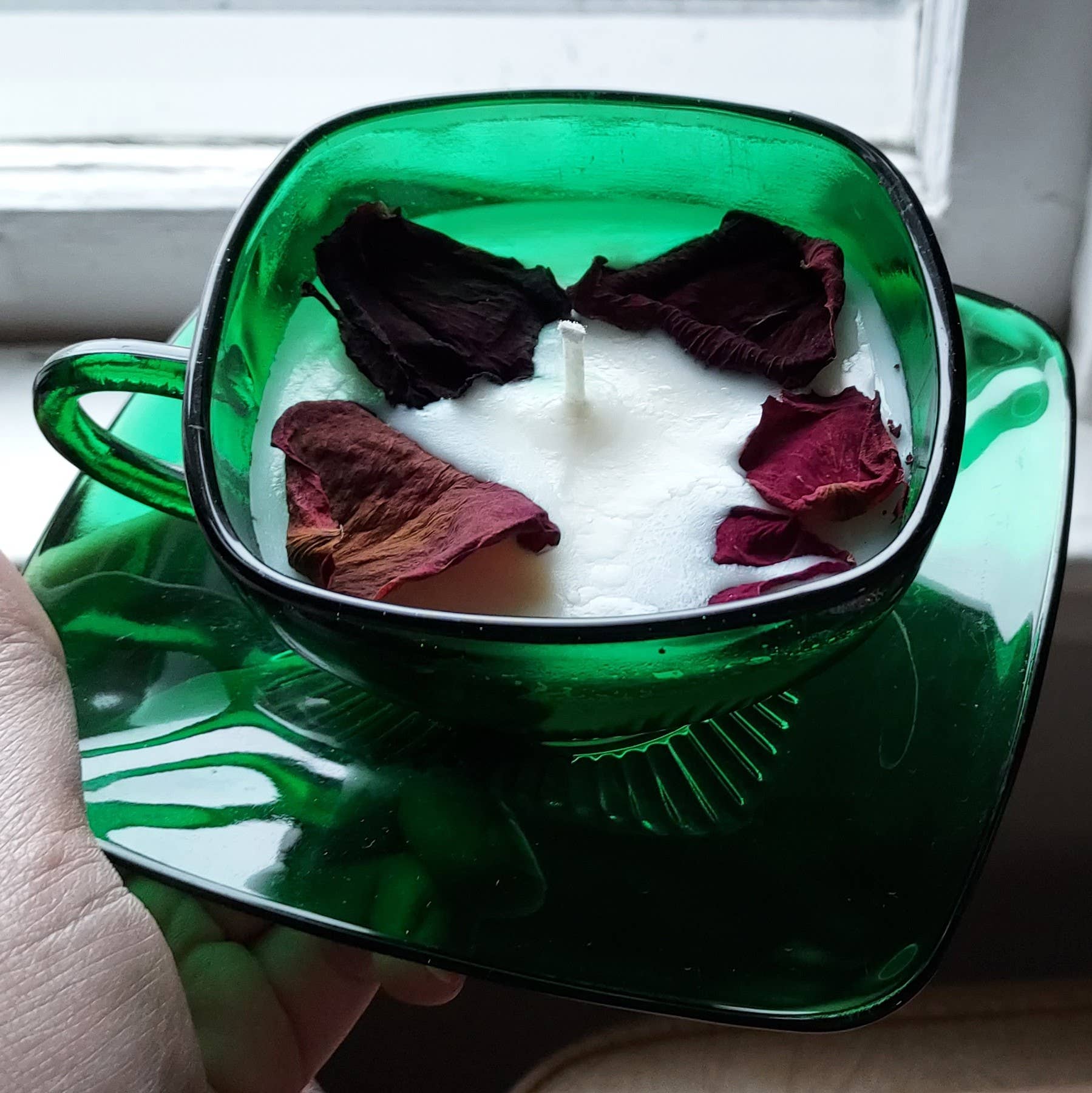 SpillProofLiquid - Wholesale Jar/Filled Candle - Custom Handcrafted Upcycled Container Candles8