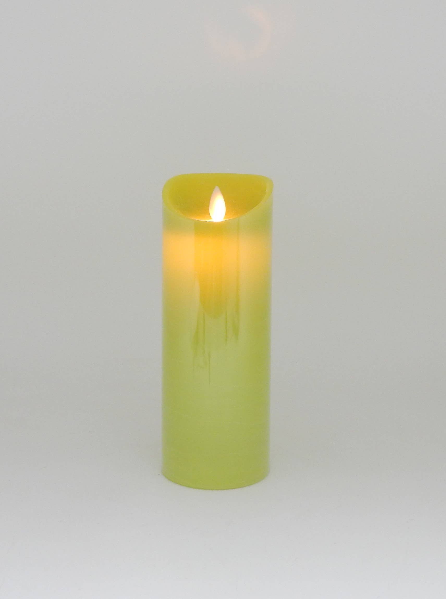Green Pastures Wholesale – wholesale Flamlöst ljus – Green Pastures Wholesale LED-ljus i äkta vax med flamfria fladdrande ljus – pelarformade3