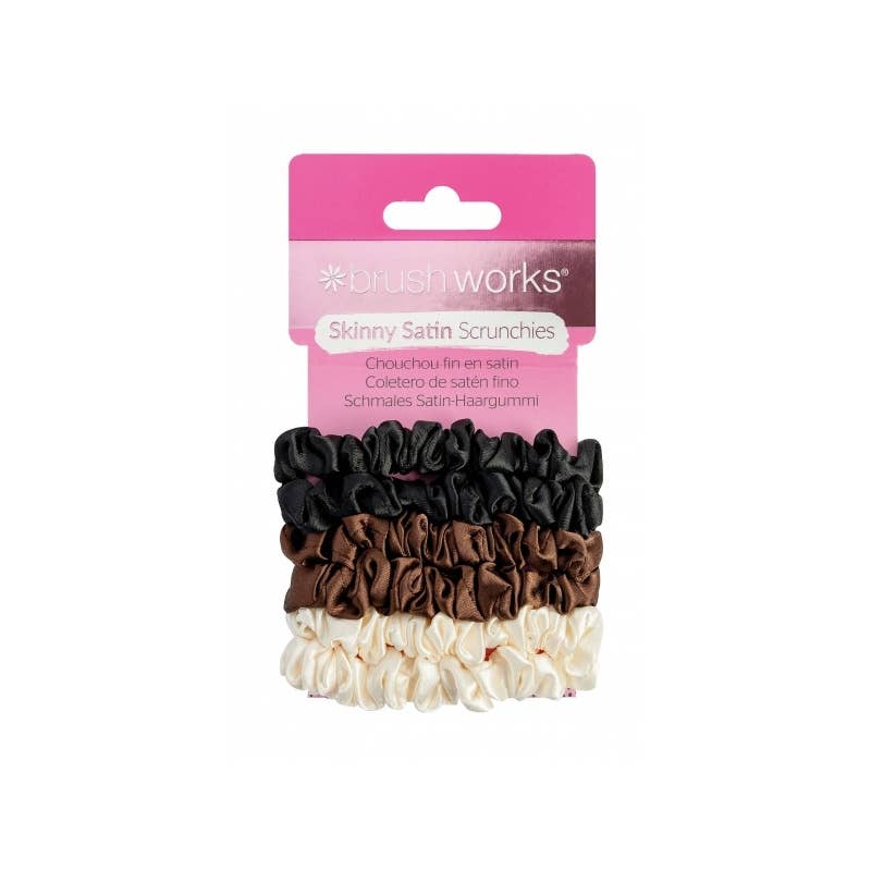 Beauty Pro - Vente Chouchou – femme - Lot de 6 chouchous satinés fins Brushworks0