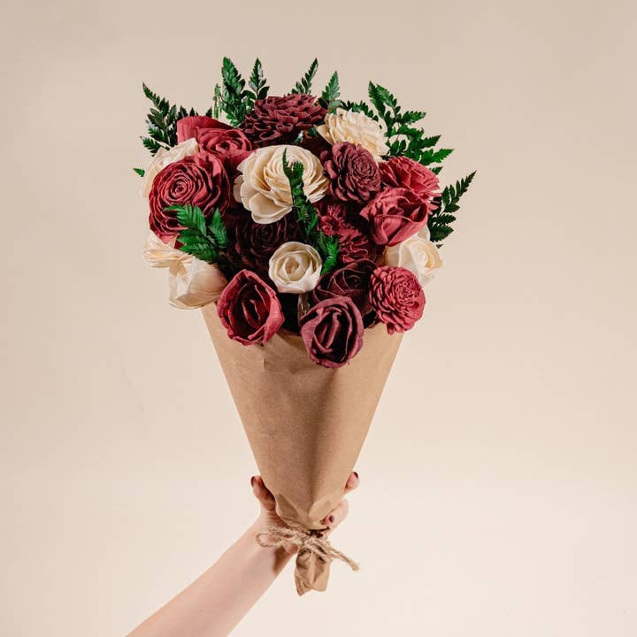 Sola Wood Flowers - Wholesale Artificial Flowers - Passion Loose Flower Finished Bouquet