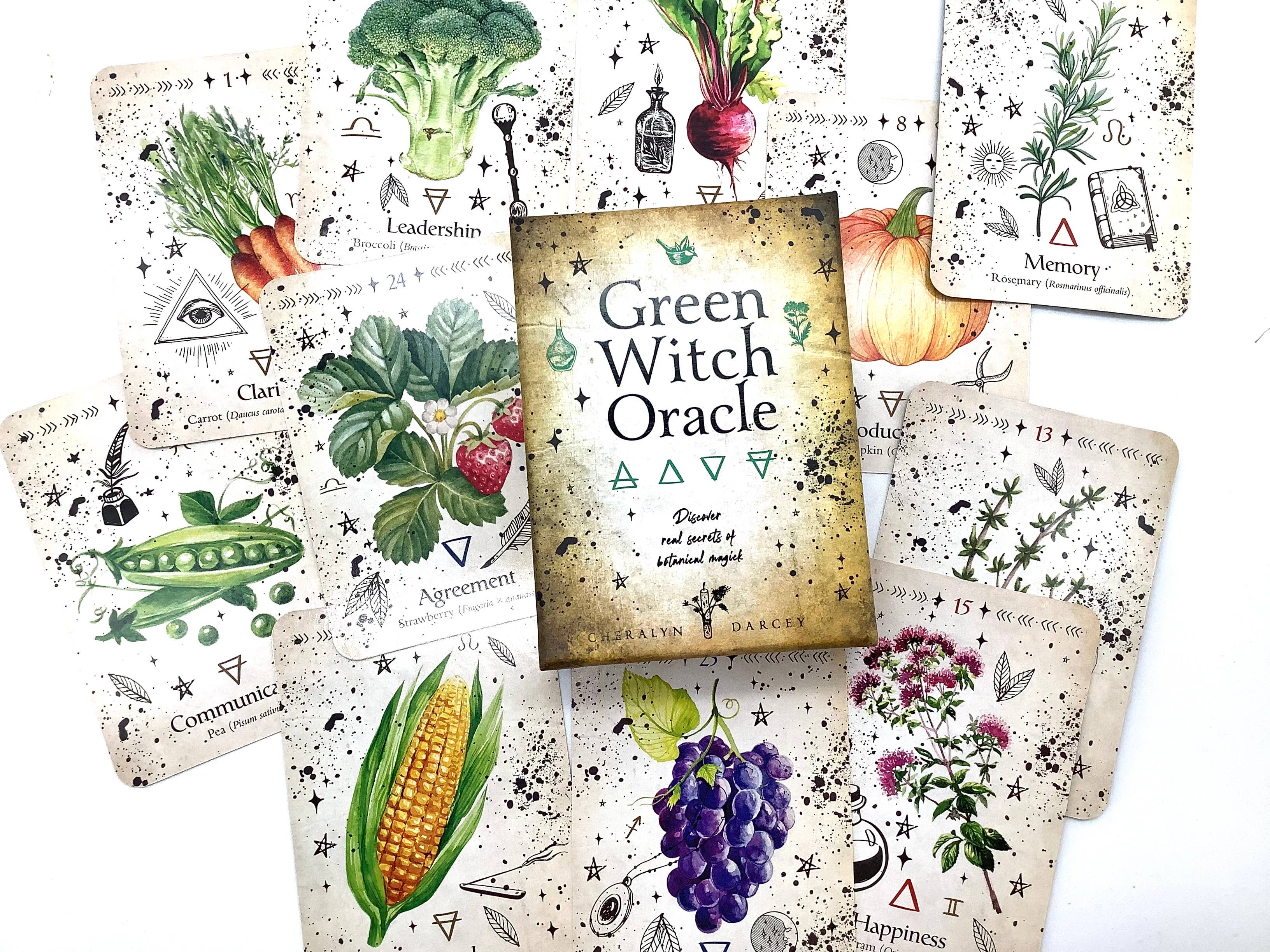 All Little Cute Things - Wholesale Tarot cards - Green Witch Herbalist Tarot Cards Deck. Oracle Gift0