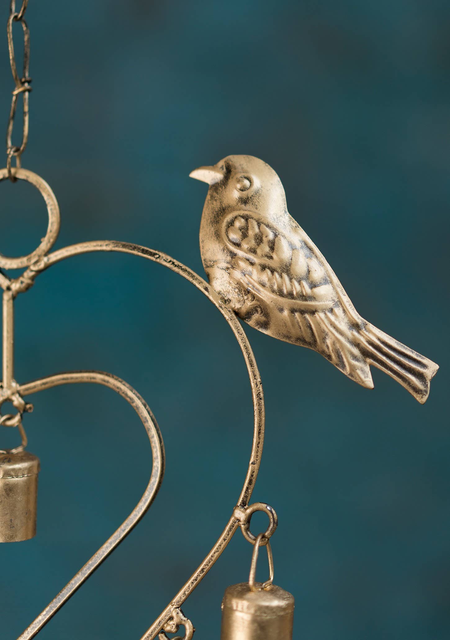 Namaste - Wholesale Windorgel - Windgong in hartvorm met vogels en bellen1