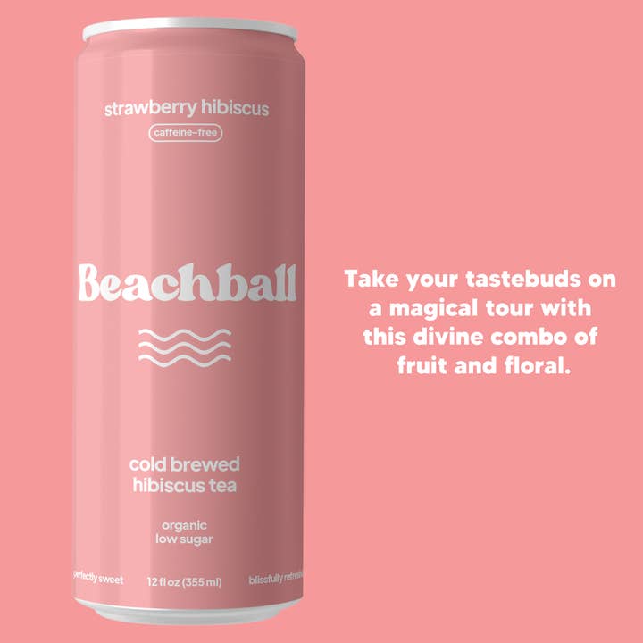 Sail Away Coffee Co. - Wholesale Iced Tea - Beachball Organic Iced Tea Can - Variety Case