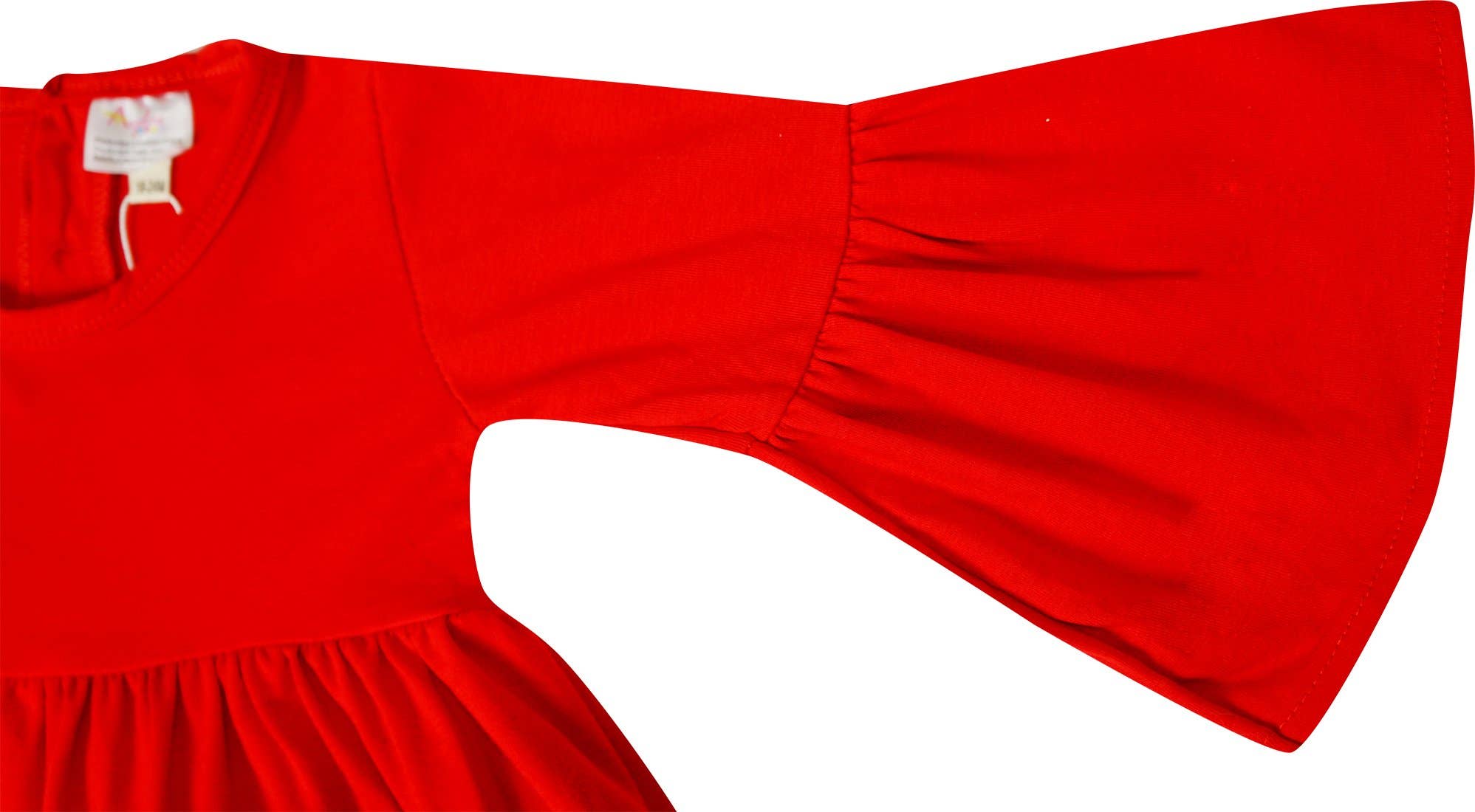 Angeline Kids - Wholesale Top & Leggings Set - Kids - Baby Toddler Little Girls Valentines Roses Scarf Outfit - Red Ivory5