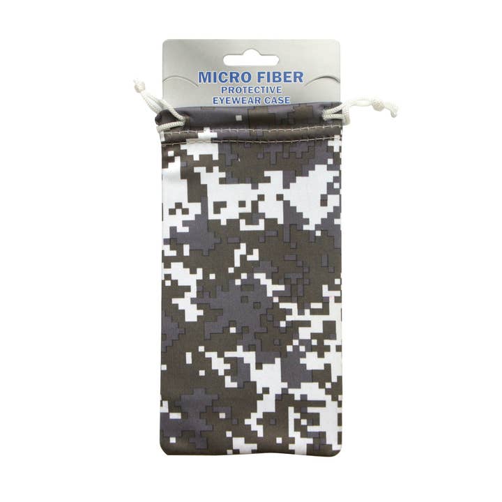 Apollo Eyewear - Wholesale Eyewear Cases & Holders - Unisex - Microfiber Camo Case - Digital