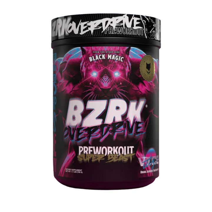 Campus Protein - Wholesale Protein/Superfood Powder - Black Magic BZRK Overdrive Pre-Workout