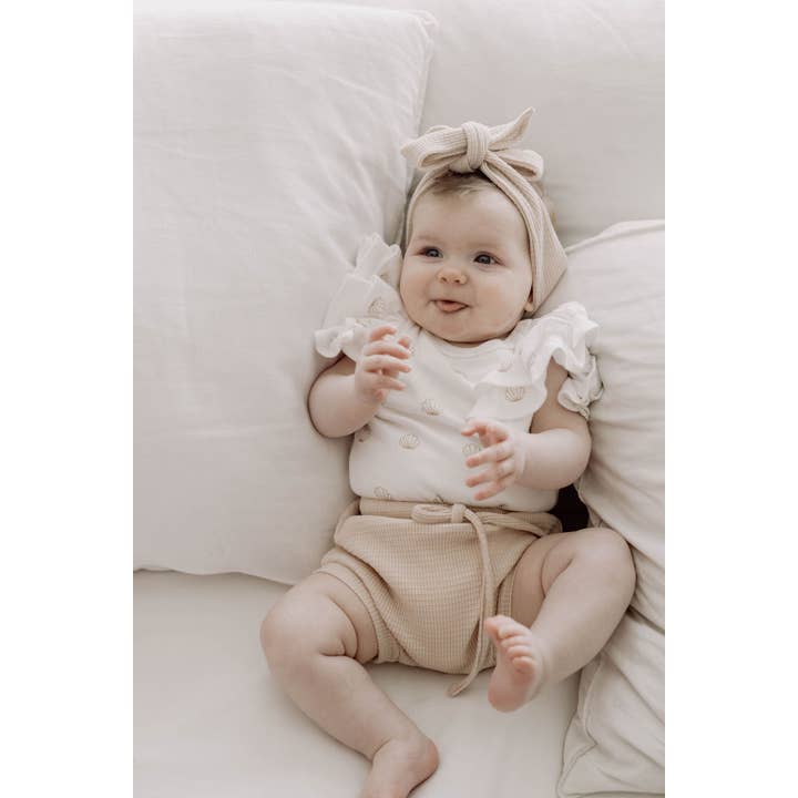 Woven Kids - Wholesale Fashion Headband - Baby - Waffle Headband Nude1