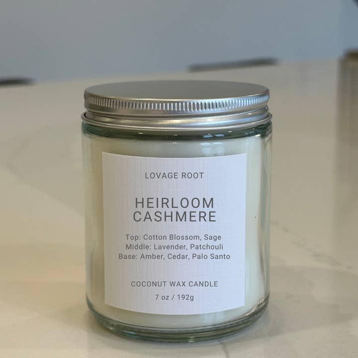 Vela de cera de coco-Herencia de cachemira para venta al por mayor de Lovage Root