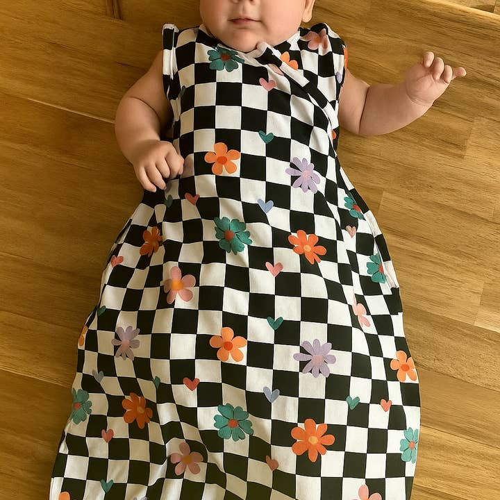 💕Dormeuse en bambou- Punky bloom for wholesale by Création cocolyly inc.