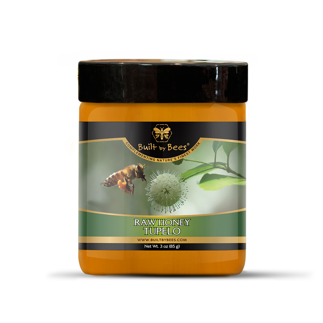 Built by Bees - Wholesale Honey - Raw Tupelo Honey 3 oz0