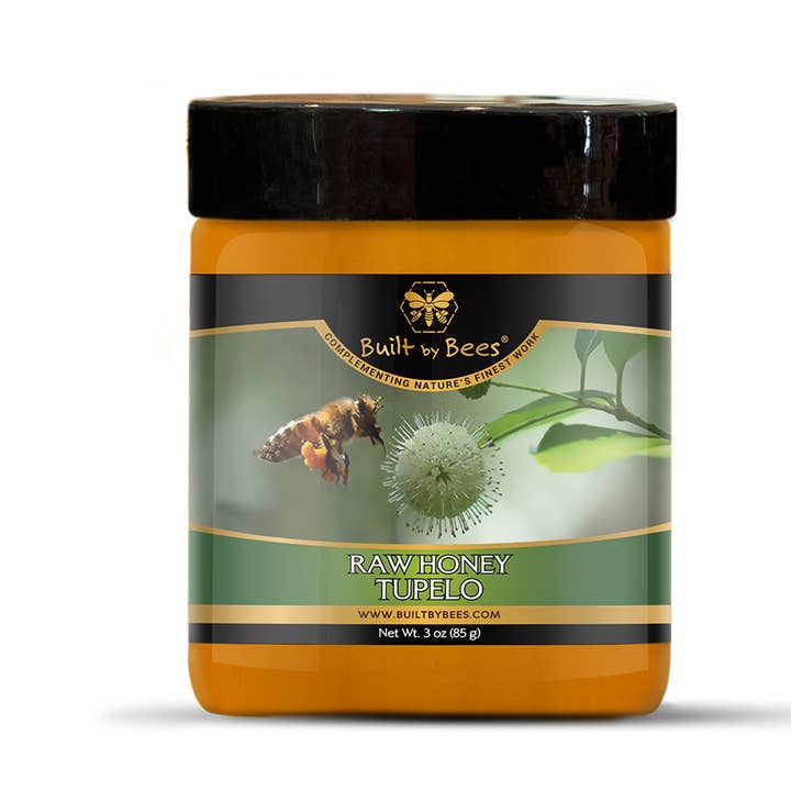 Built by Bees - Wholesale Honey - Raw Tupelo Honey 3 oz0