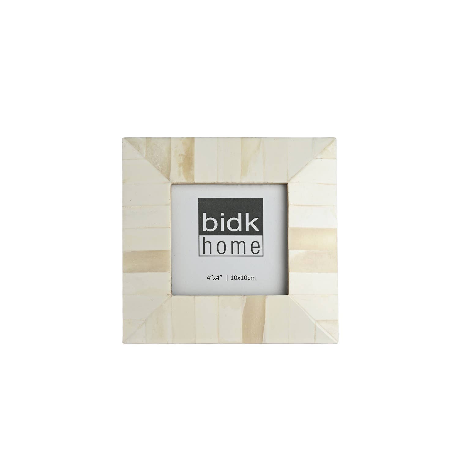 BIDKhome - Wholesale Picture Frame - 4x4” White Bone Picture Frame0