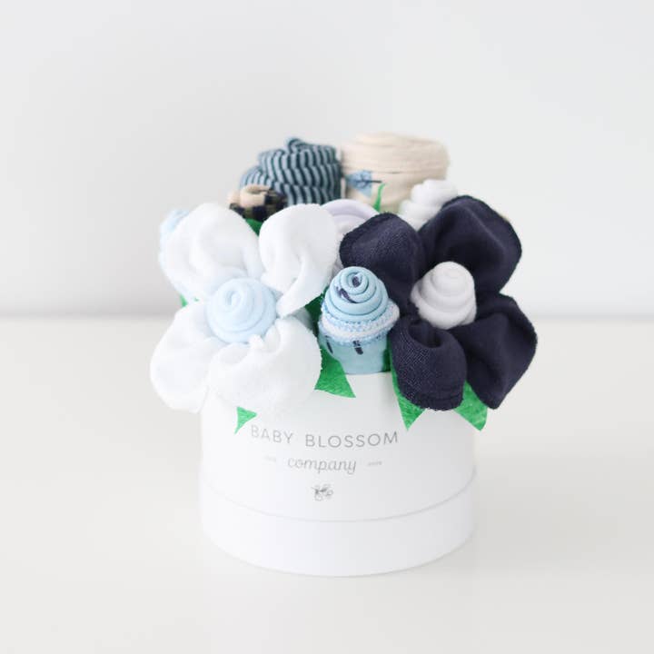 Baby Blossom Company - Wholesale New Mom Gift Box/Set - Baby Boy Gift Box Collection - Fox11