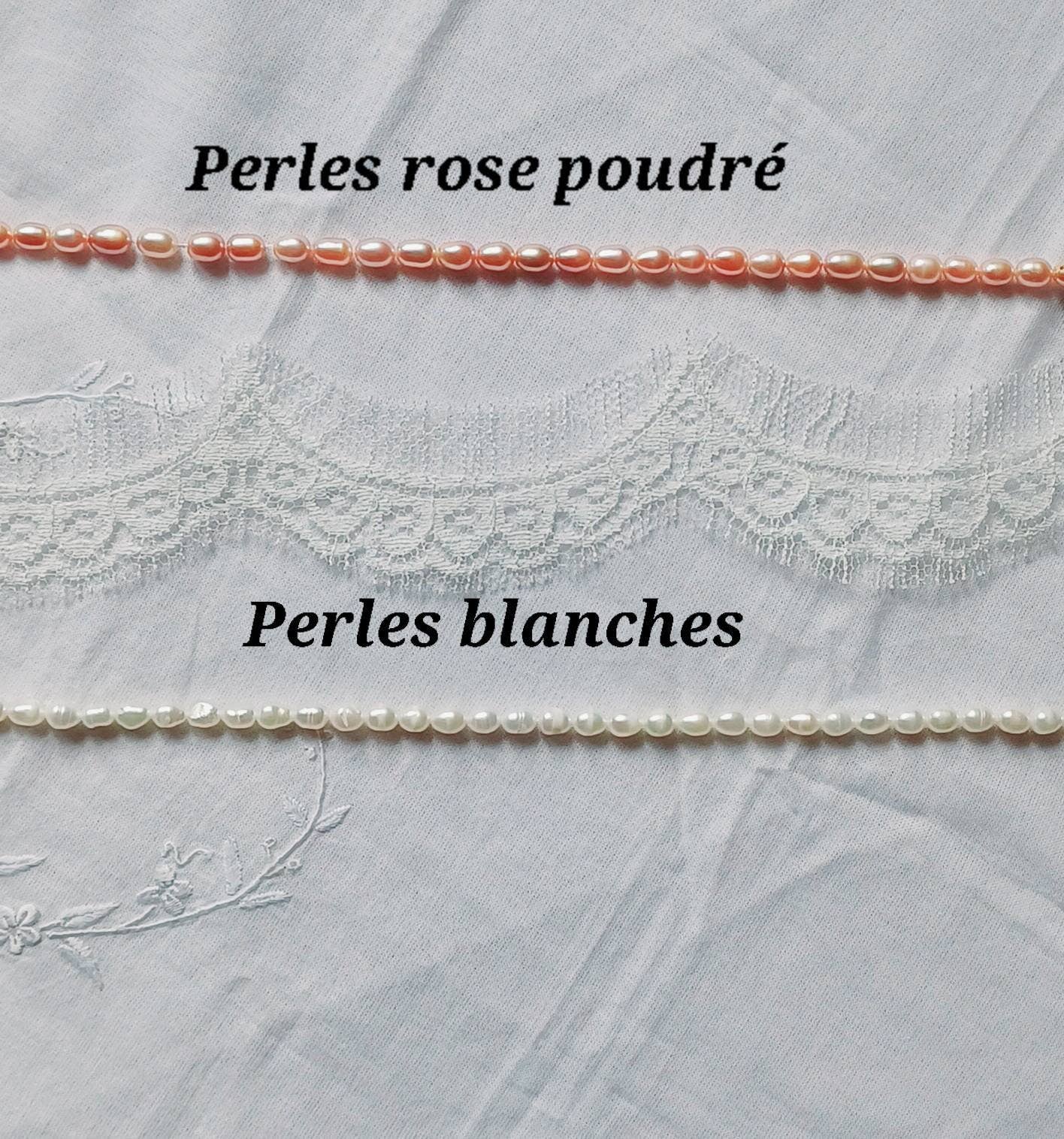 L'atelier du 6 - Wholesale Dangle Earrings - OMBELINE - Wedding ear beads - fresh water pearls5