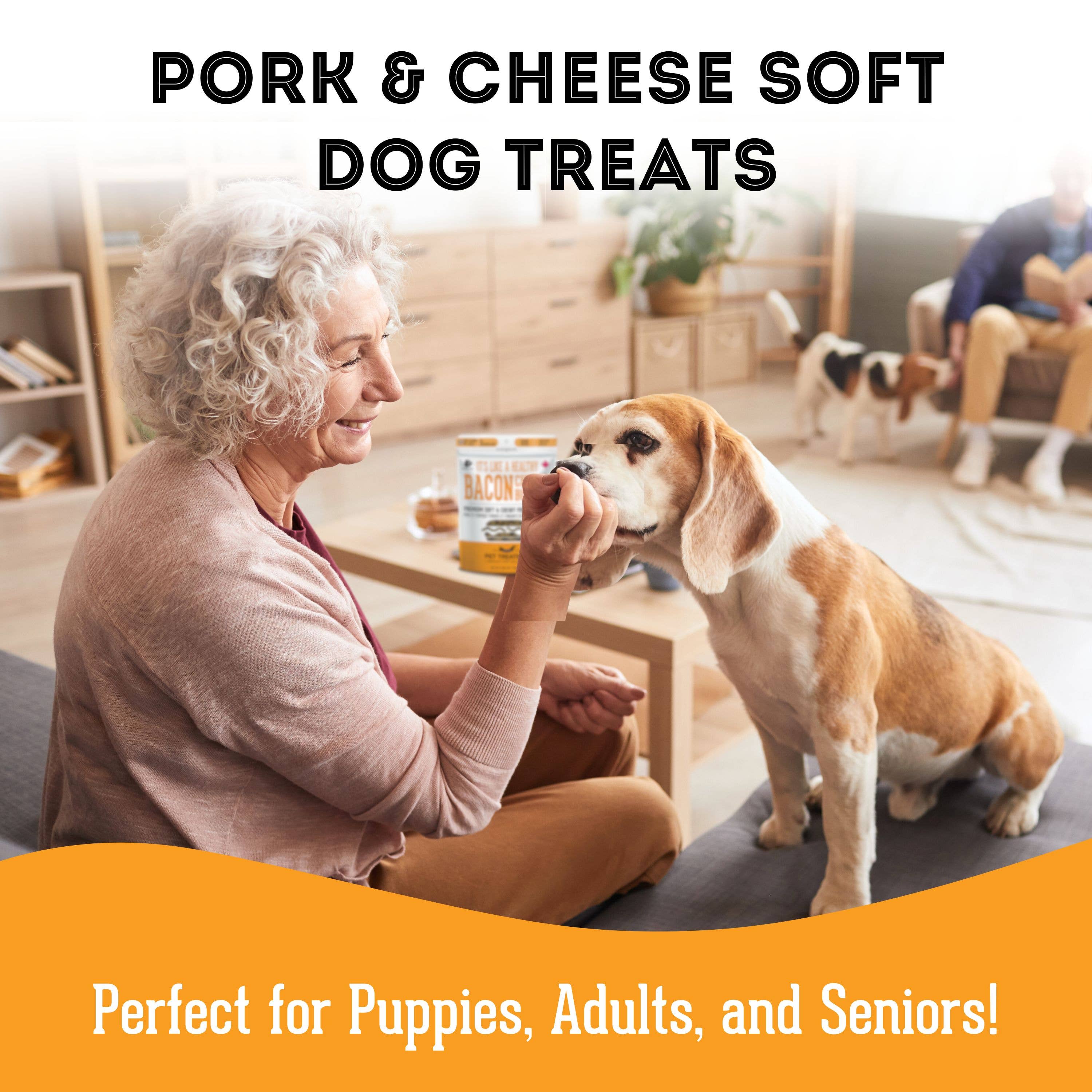 The Granville Island Pet Treatery (USA) - Wholesale Pet Treats - Dog - Pork & Cheese Soft Dog Treats: For Puppies and Seniors7