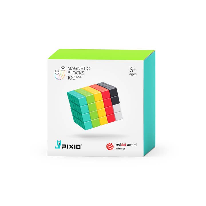 PIXIO-100 pcs Multi-Color Magnetic Block Set for wholesale by PIXIO