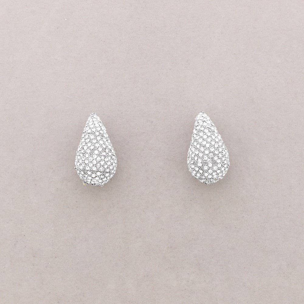 Sonata - Vente Clous d'oreille - BOUCLES D'OREILLES GOUTTE MOYENNE BRILLANTES1
