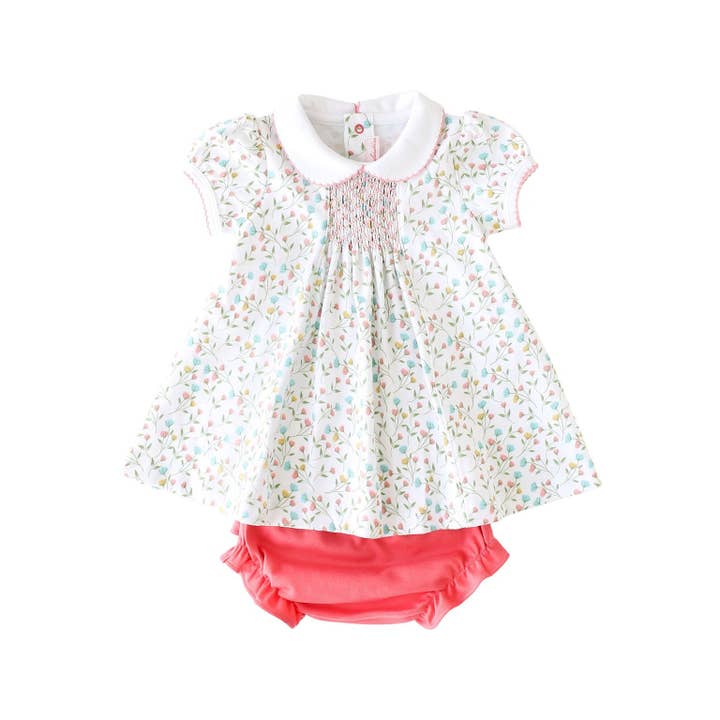 Vestido Rosa Arabella Smocked para venta al por mayor de Pineapple Sunshine