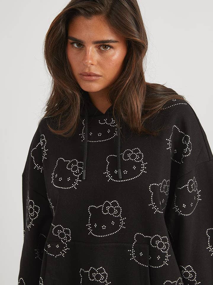 Hello Kitty x Skinnydip Strass-Hoodie für den Großhandel von Skinnydip London