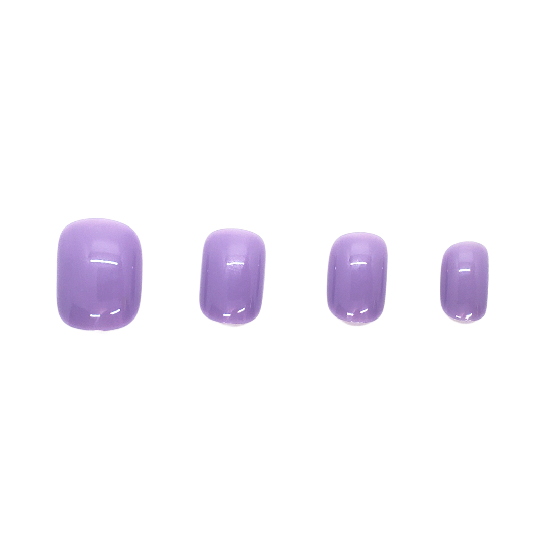 Ivy & Ash - Wholesale Press-On/Fake Nails - Lovely Lavender | Light Purple Reusable Press-On Nail Set2