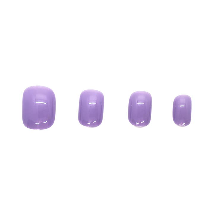 Ivy & Ash - Wholesale Press-On/Fake Nails - Lovely Lavender | Light Purple Reusable Press-On Nail Set2
