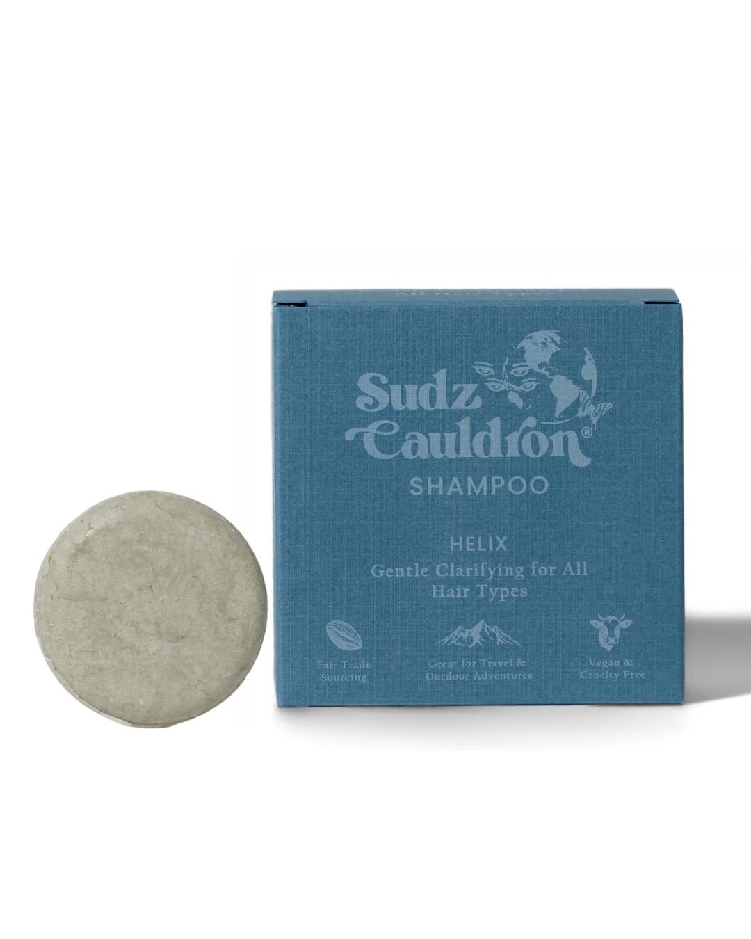 Sudz Cauldron - Vendita all'ingrosso Shampoo a saponetta/solido - Helix Shampoo Solido – Delicato e Purificante per Tutti i Tipi di Capelli
