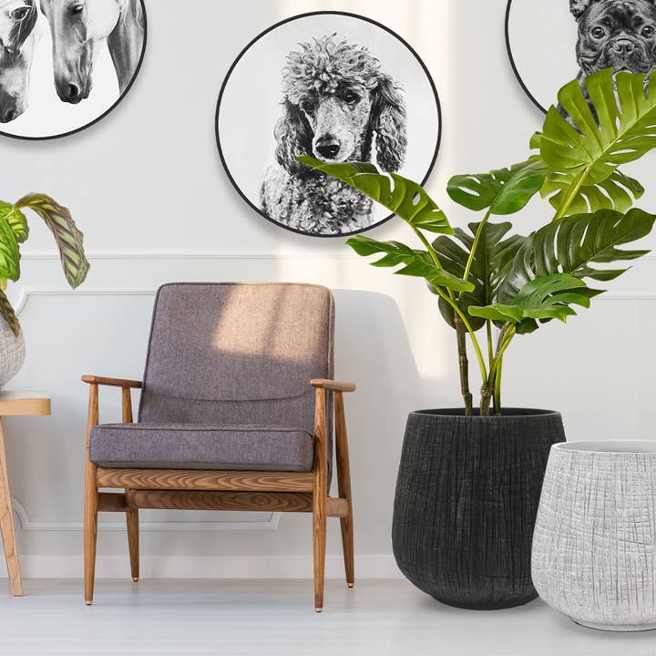 Galore Home - Wholesale Plant Pot - 15.5" Tall - Modern Poly Resin Pots
