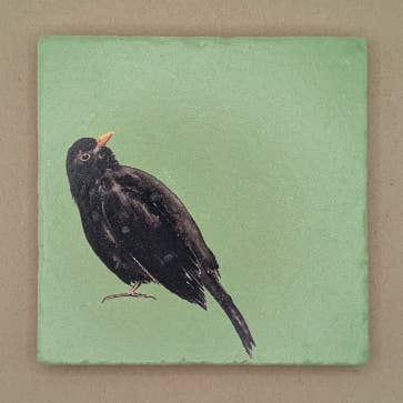 Tile - Blackbird green for wholesale by moreydesign | ask a duck